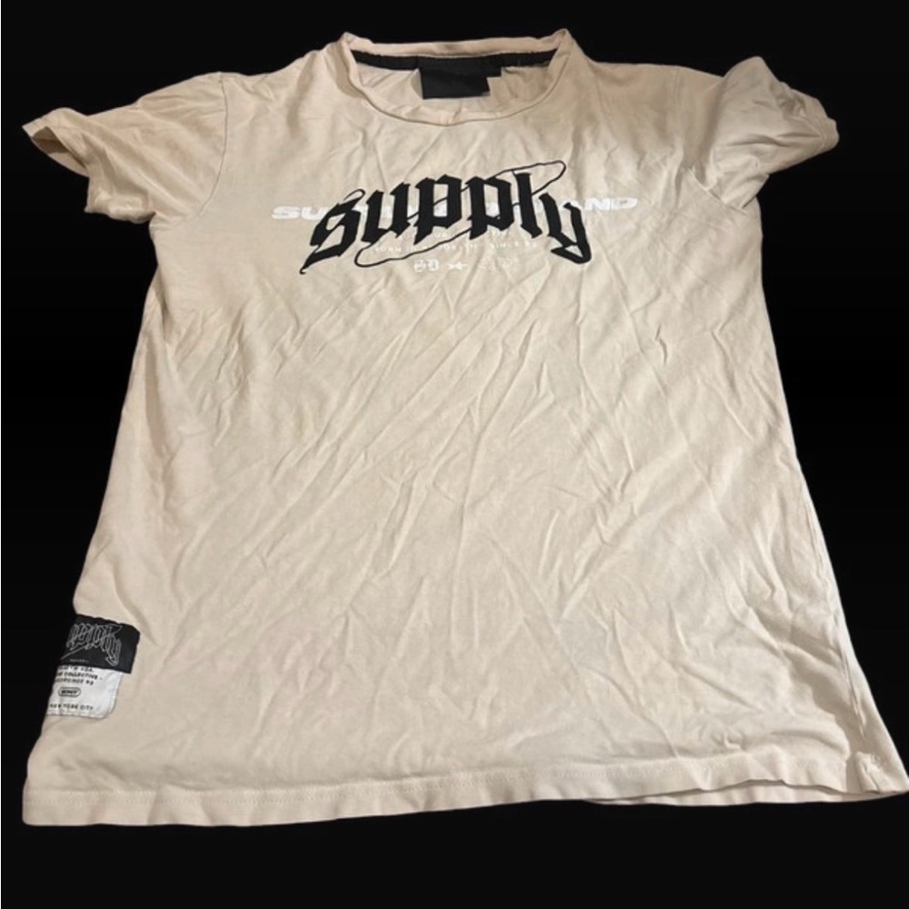 Beige Graphic T-Shirt